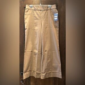 Nina Leonard Pull-on Wide Leg  Denim Pant